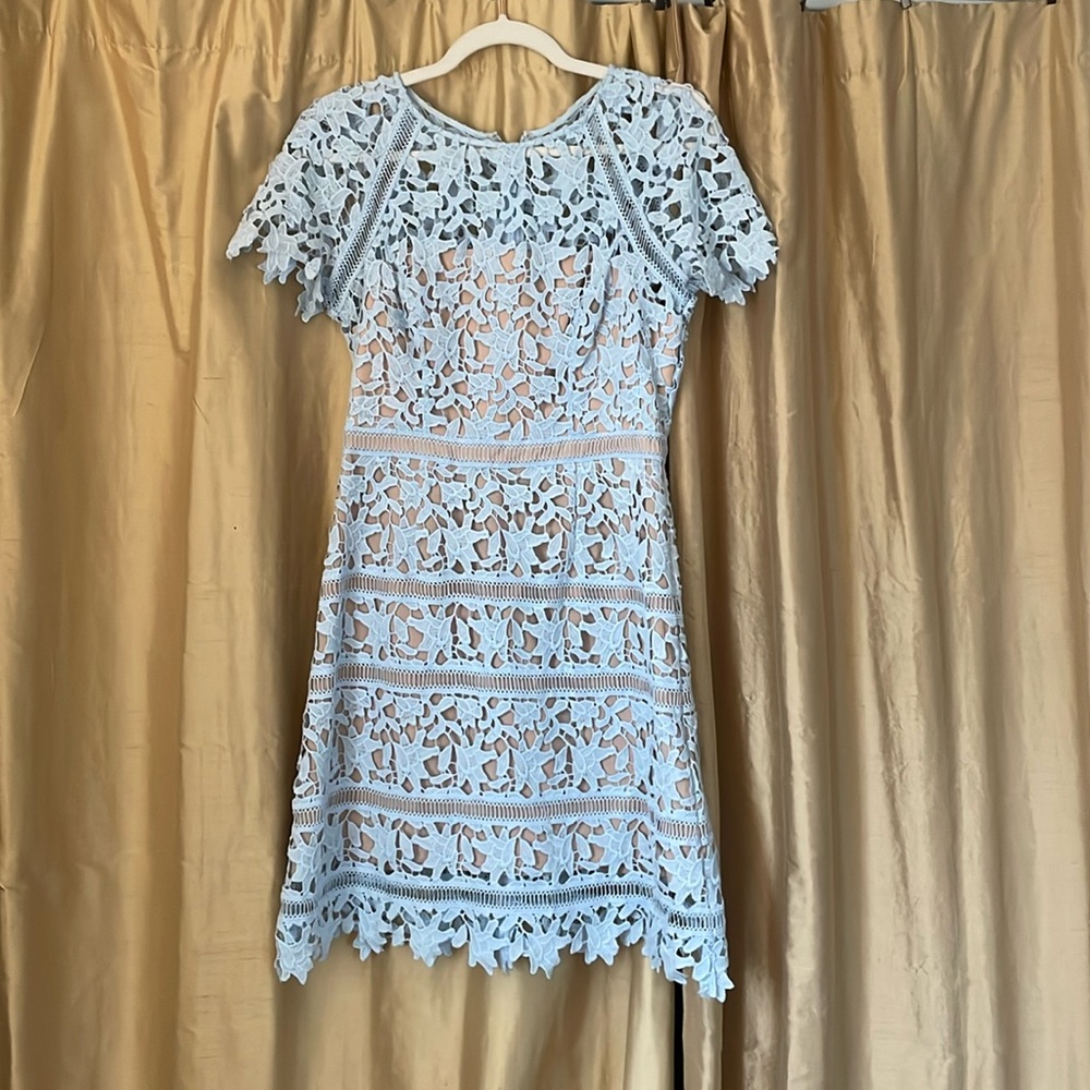 Blue Lace Eliza Z Dress